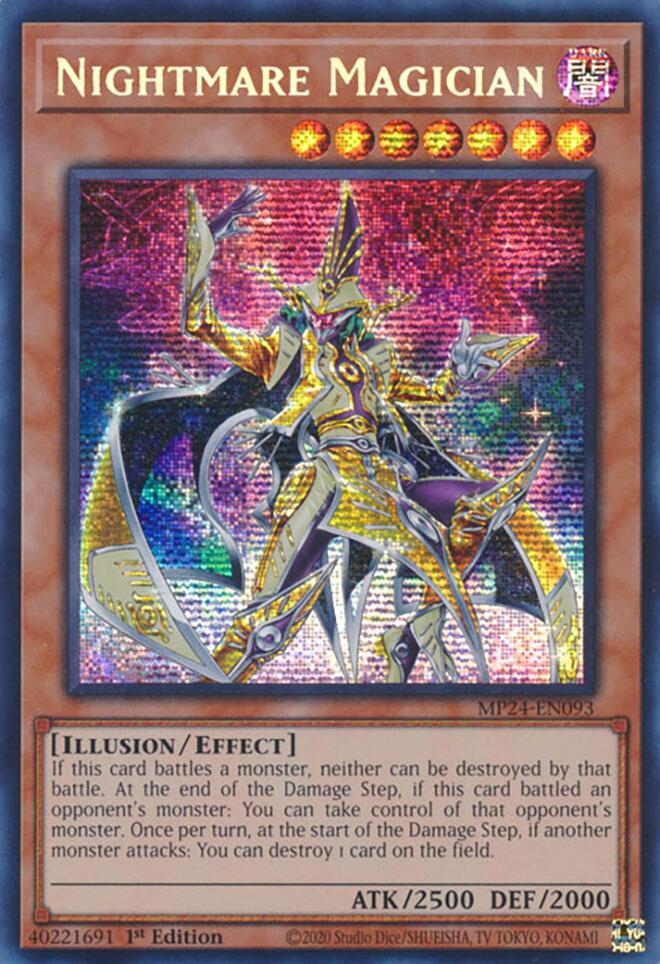 Nightmare Magician MP24-EN093 card from 25th Anniversary Tin: Dueling Mirrors