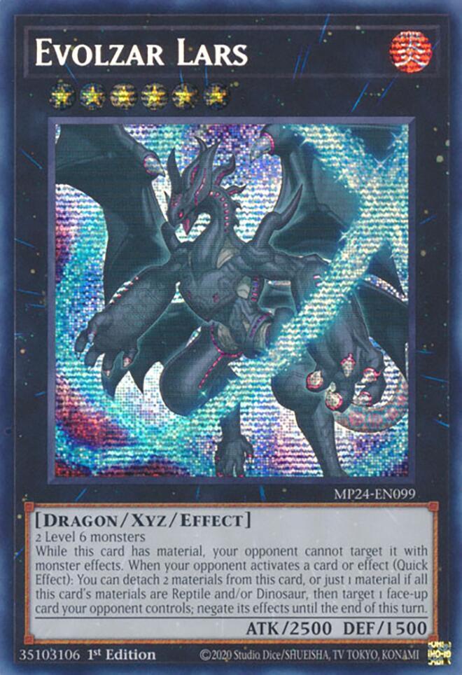Evolzar Lars MP24-EN099 card from 25th Anniversary Tin: Dueling Mirrors