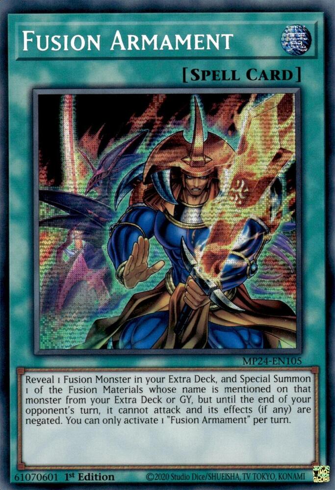 Fusion Armament MP24-EN105 card from 25th Anniversary Tin: Dueling Mirrors