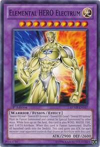 Elemental HERO Electrum RYMP-EN017 card from Ra Yellow Mega Pack