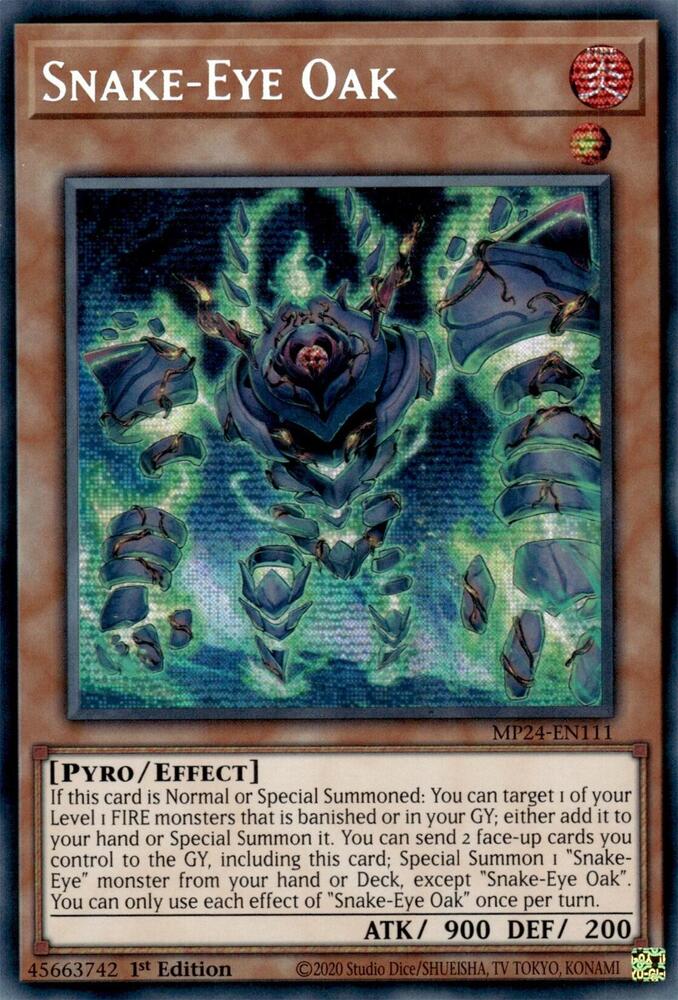 Snake-Eye Oak MP24-EN111 card from 25th Anniversary Tin: Dueling Mirrors
