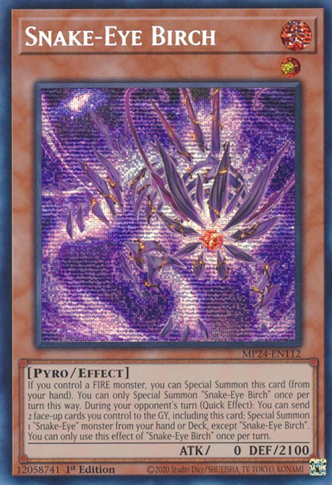 Snake-Eye Birch MP24-EN112 card from 25th Anniversary Tin: Dueling Mirrors