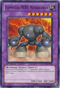 Elemental HERO Mudballman RYMP-EN018 card from Ra Yellow Mega Pack