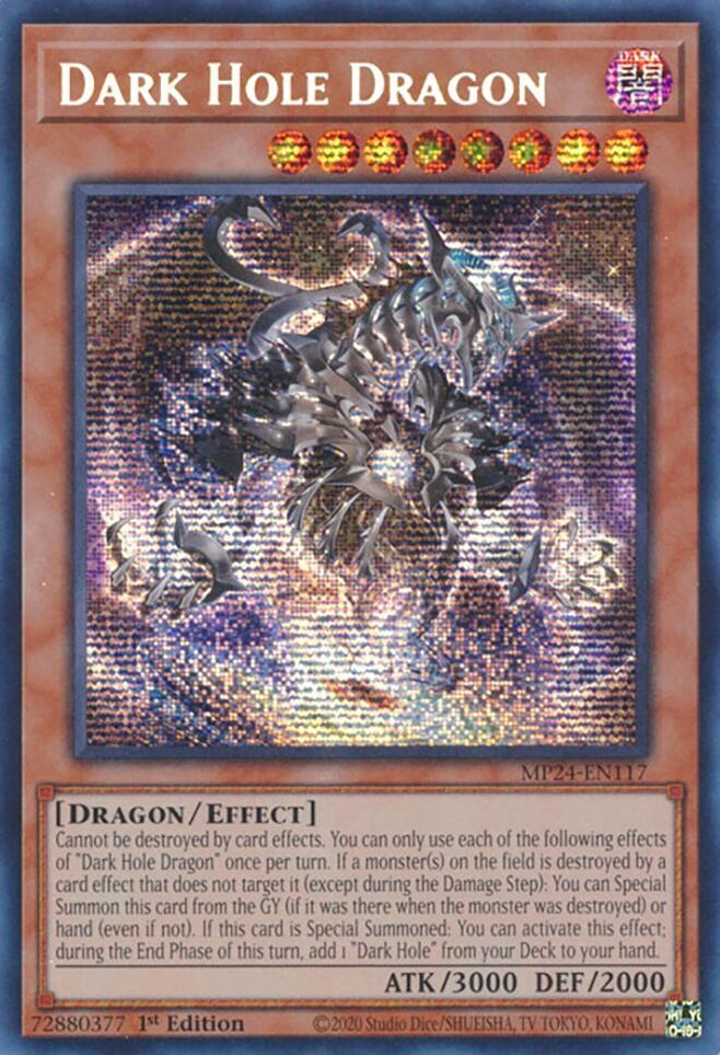 Dark Hole Dragon MP24-EN117 card from 25th Anniversary Tin: Dueling Mirrors