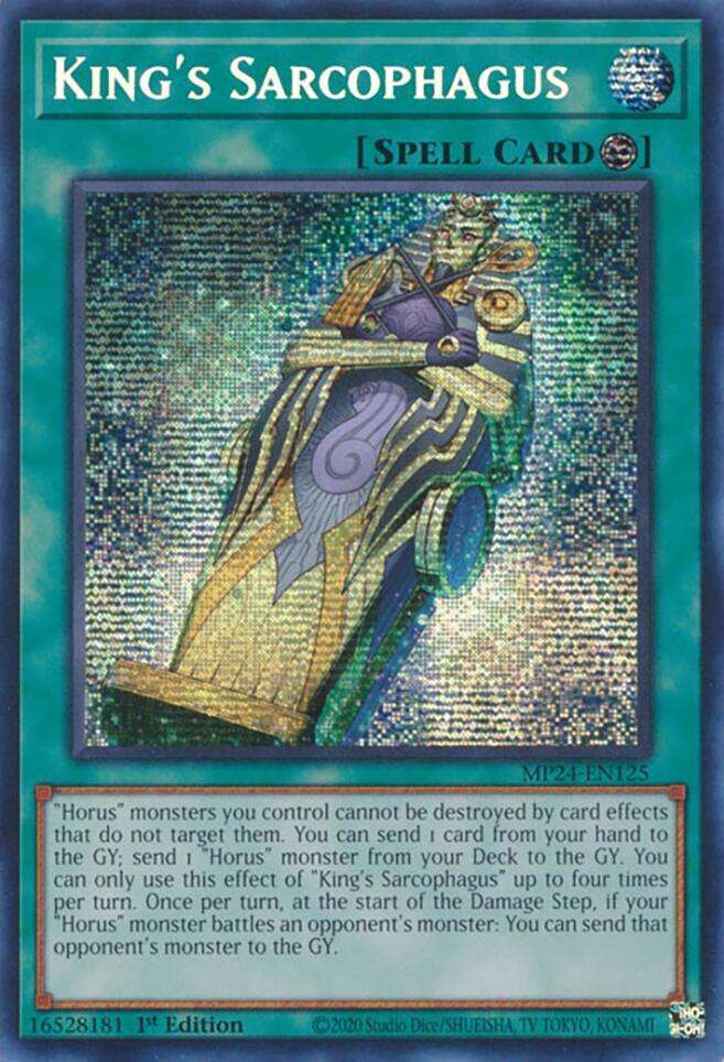 King's Sarcophagus MP24-EN125 card from 25th Anniversary Tin: Dueling Mirrors