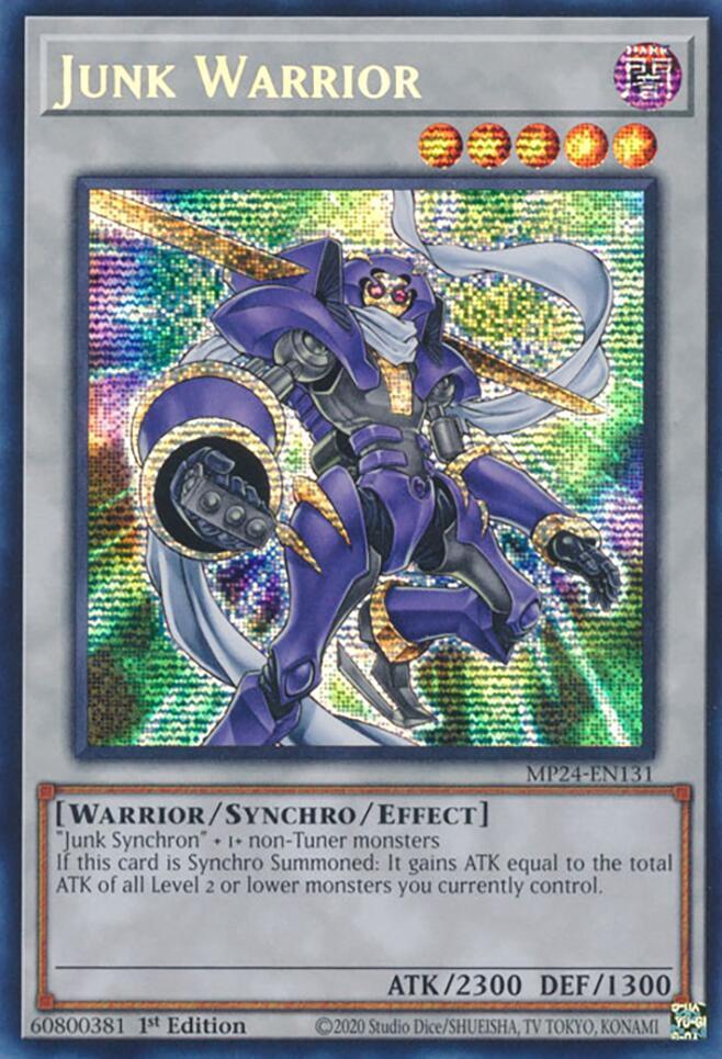 Junk Warrior MP24-EN131 card from 25th Anniversary Tin: Dueling Mirrors