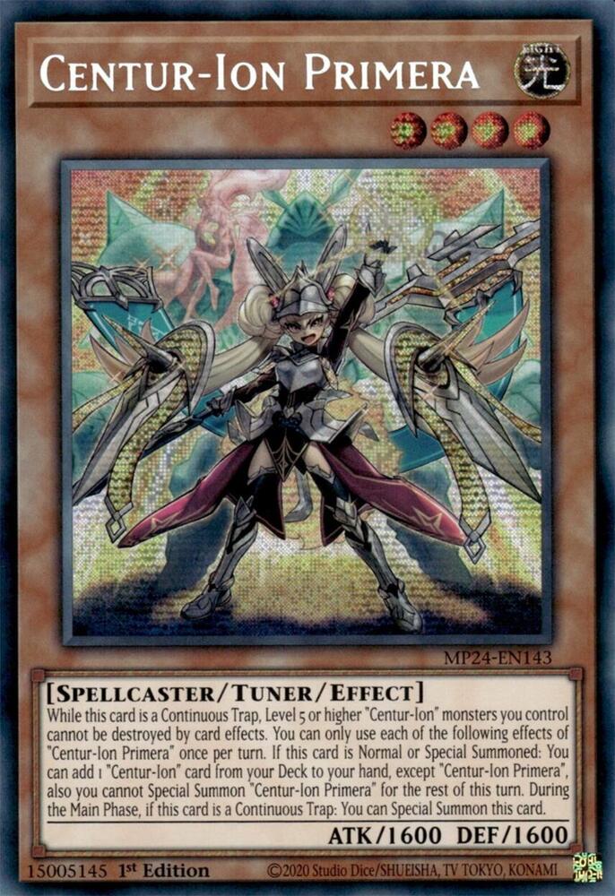 Centur-Ion Primera MP24-EN143 card from 25th Anniversary Tin: Dueling Mirrors