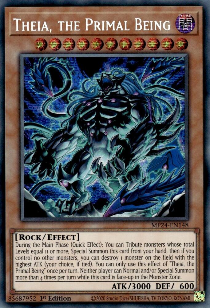 Theia, the Primal Being MP24-EN148 card from 25th Anniversary Tin: Dueling Mirrors