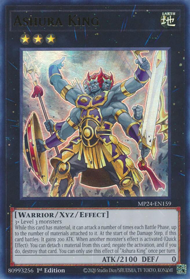Ashura King MP24-EN159 card from 25th Anniversary Tin: Dueling Mirrors