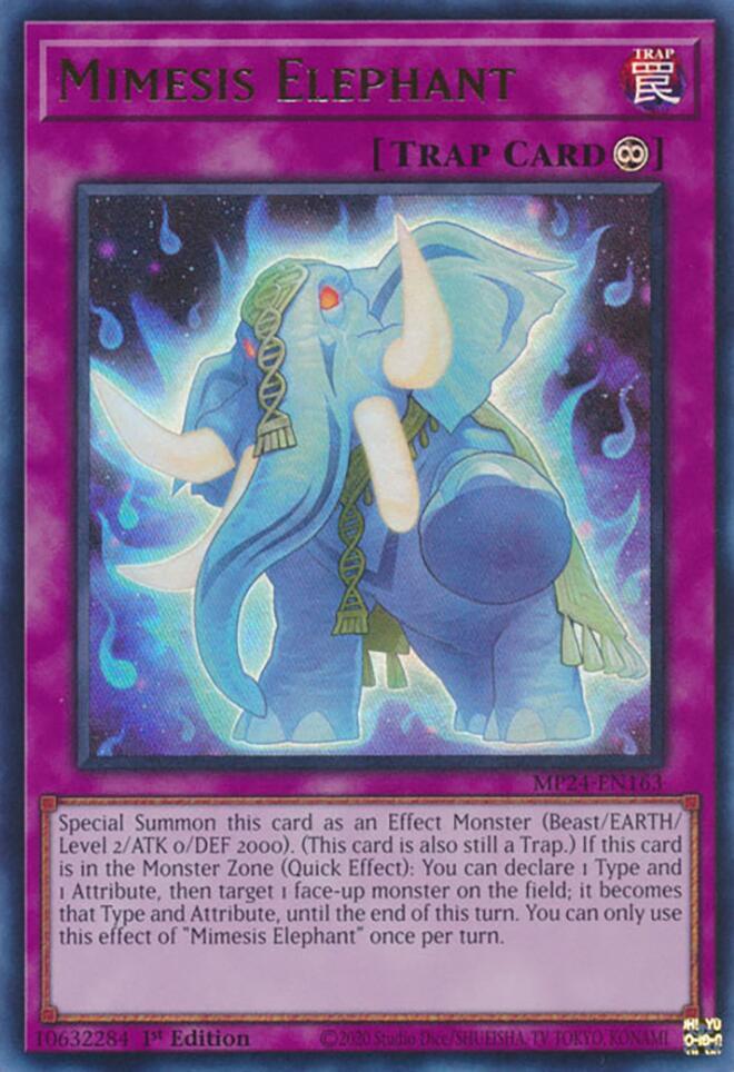 Mimesis Elephant MP24-EN163 card from 25th Anniversary Tin: Dueling Mirrors