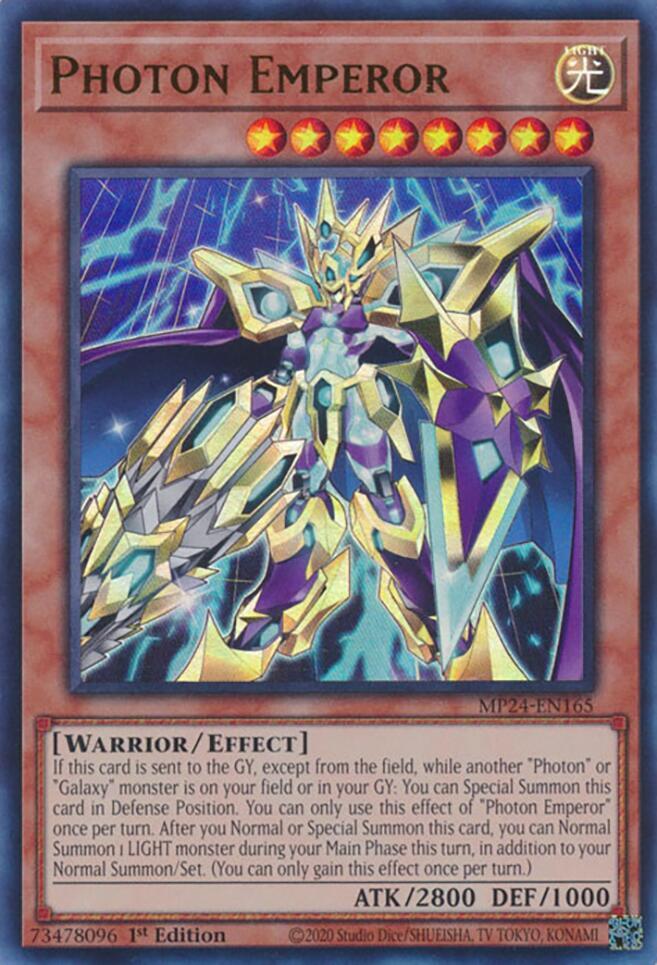 Photon Emperor MP24-EN165 card from 25th Anniversary Tin: Dueling Mirrors