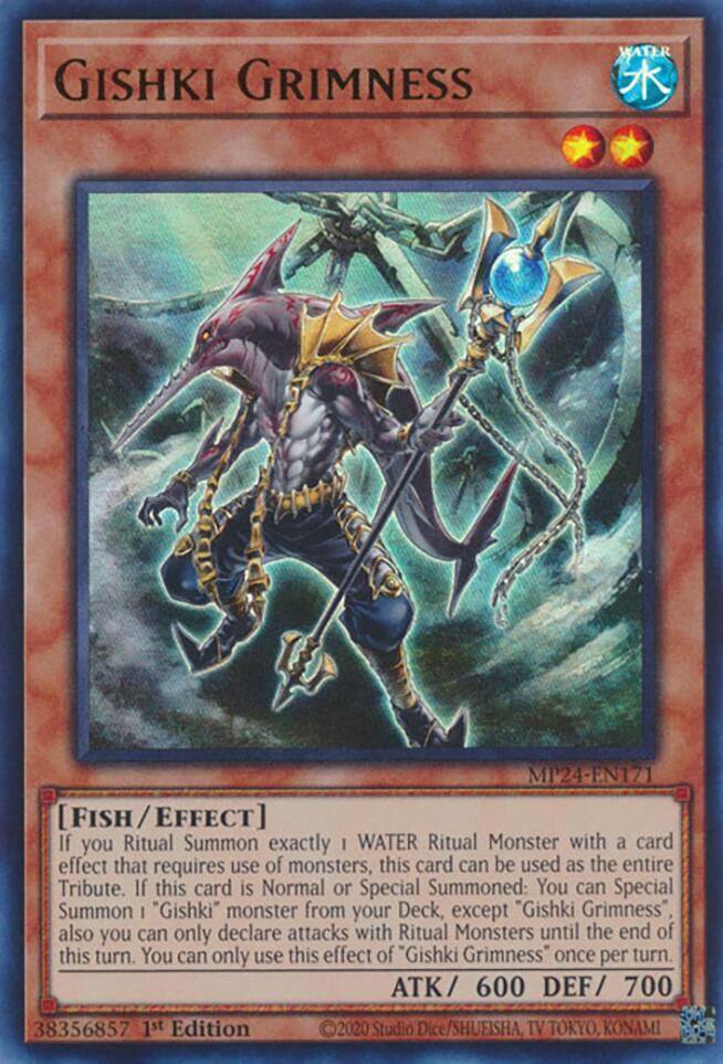 Gishki Grimness MP24-EN171 card from 25th Anniversary Tin: Dueling Mirrors
