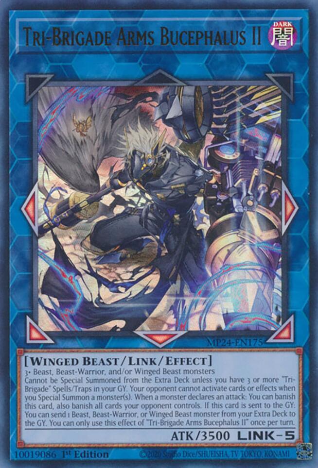 Tri-Brigade Arms Bucephalus II MP24-EN175 card from 25th Anniversary Tin: Dueling Mirrors