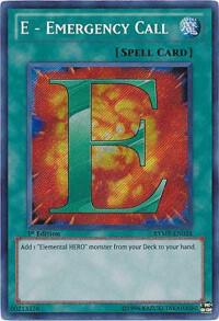 E - Emergency Call RYMP-EN024 card from Ra Yellow Mega Pack
