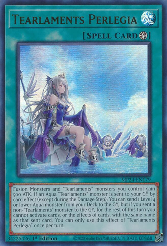 Tearlaments Perlegia MP24-EN179 card from 25th Anniversary Tin: Dueling Mirrors