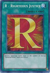 R - Righteous Justice RYMP-EN025 card from Ra Yellow Mega Pack