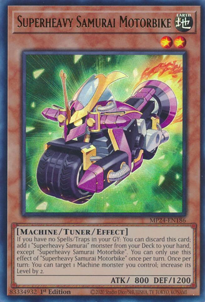 Superheavy Samurai Motorbike MP24-EN186 card from 25th Anniversary Tin: Dueling Mirrors