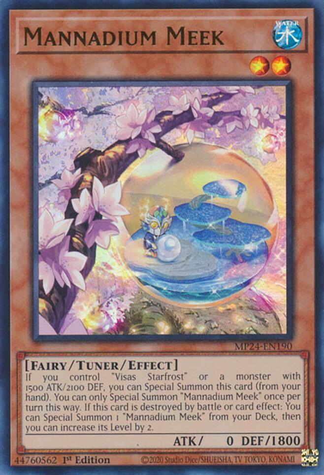 Mannadium Meek MP24-EN190 card from 25th Anniversary Tin: Dueling Mirrors