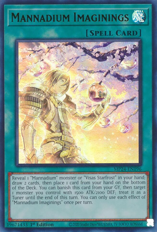 Mannadium Imaginings MP24-EN196 card from 25th Anniversary Tin: Dueling Mirrors