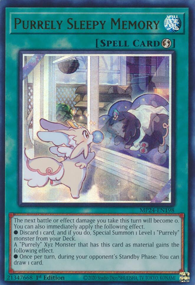 Purrely Sleepy Memory MP24-EN198 card from 25th Anniversary Tin: Dueling Mirrors