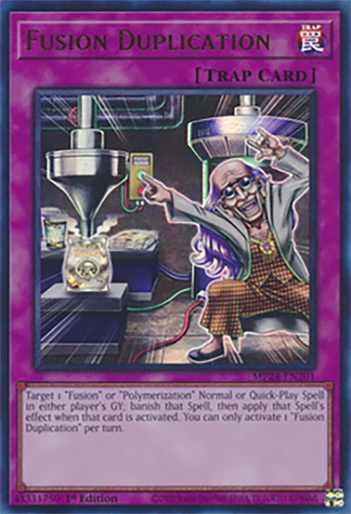 Fusion Duplication MP24-EN201 card from 25th Anniversary Tin: Dueling Mirrors