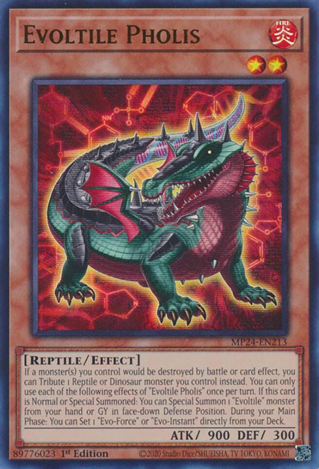 Evoltile Pholis MP24-EN213 card from 25th Anniversary Tin: Dueling Mirrors