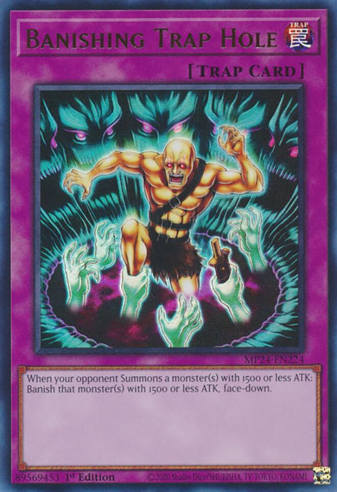 Banishing Trap Hole MP24-EN224 card from 25th Anniversary Tin: Dueling Mirrors