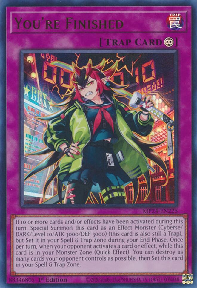 You're Finished MP24-EN225 card from 25th Anniversary Tin: Dueling Mirrors