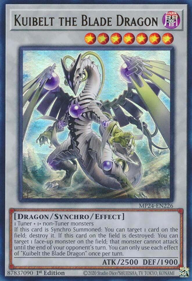 Kuibelt the Blade Dragon MP24-EN226 card from 25th Anniversary Tin: Dueling Mirrors
