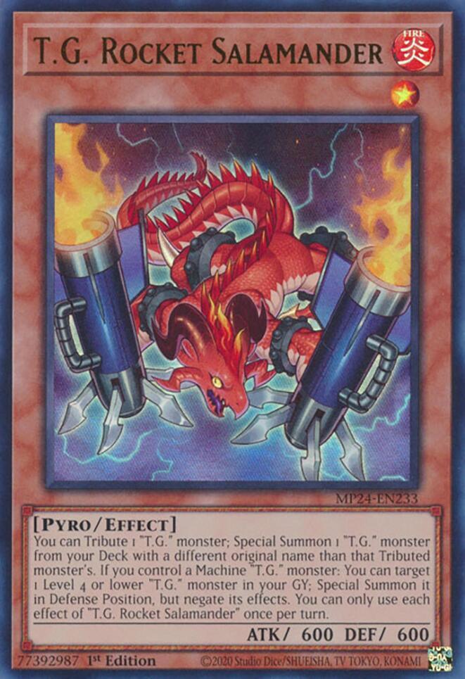T.G. Rocket Salamander MP24-EN233 card from 25th Anniversary Tin: Dueling Mirrors