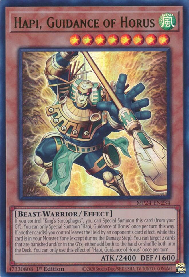 Hapi, Guidance of Horus MP24-EN234 card from 25th Anniversary Tin: Dueling Mirrors