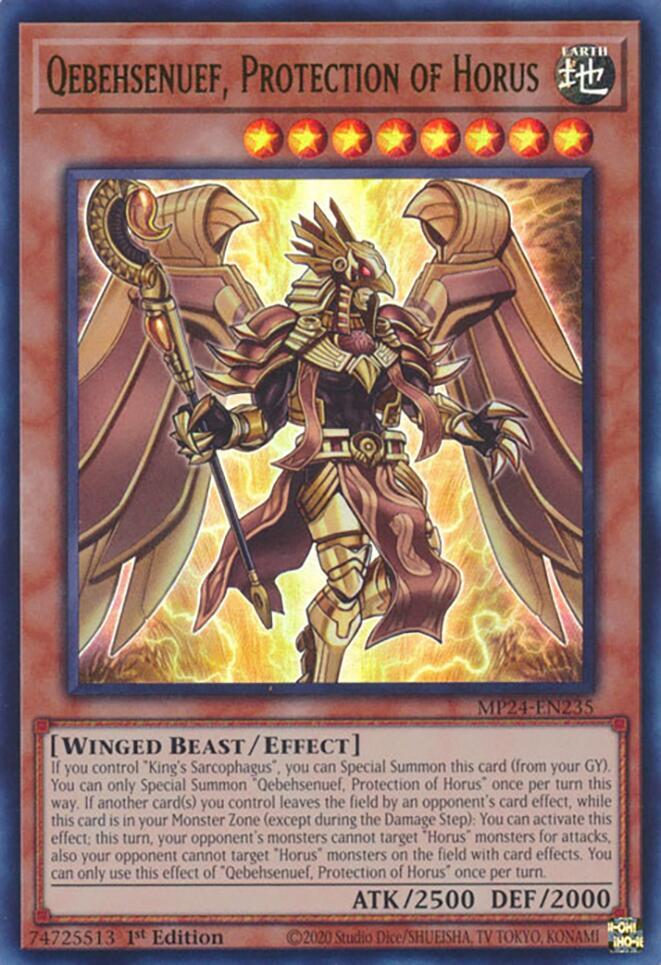 Qebehsenuef, Protection of Horus MP24-EN235 card from 25th Anniversary Tin: Dueling Mirrors