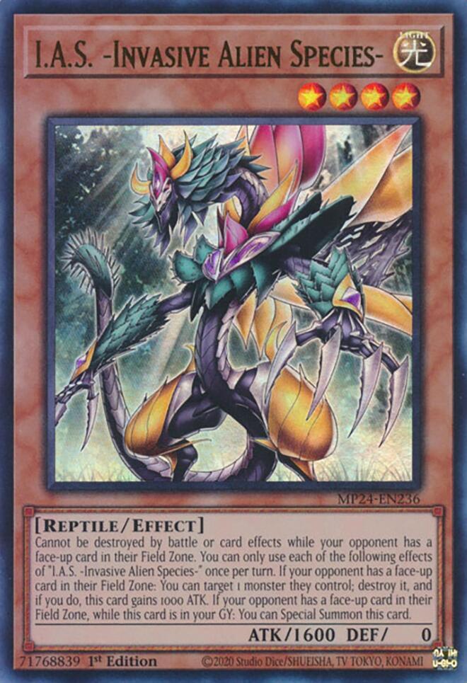 I.A.S. -Invasive Alien Species- MP24-EN236 card from 25th Anniversary Tin: Dueling Mirrors