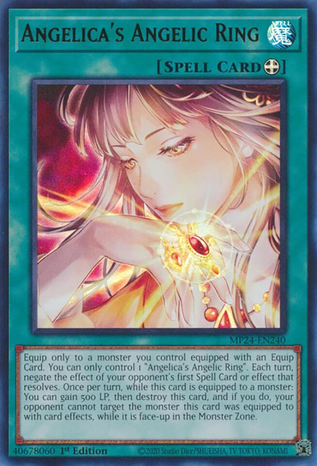 Angelica's Angelic Ring MP24-EN240 card from 25th Anniversary Tin: Dueling Mirrors