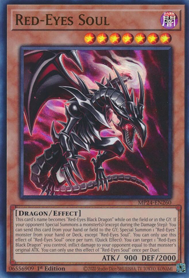 Red-Eyes Soul MP24-EN260 card from 25th Anniversary Tin: Dueling Mirrors