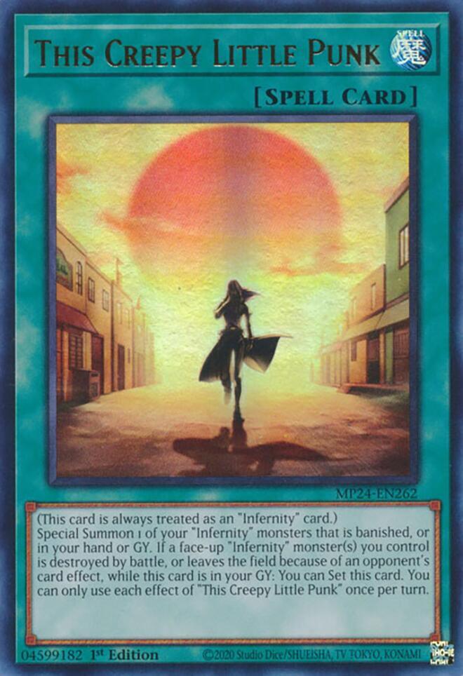This Creepy Little Punk MP24-EN262 card from 25th Anniversary Tin: Dueling Mirrors