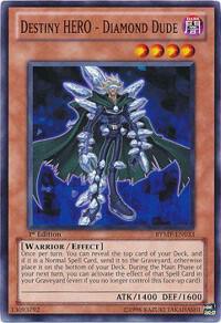 Destiny HERO - Diamond Dude RYMP-EN033 card from Ra Yellow Mega Pack