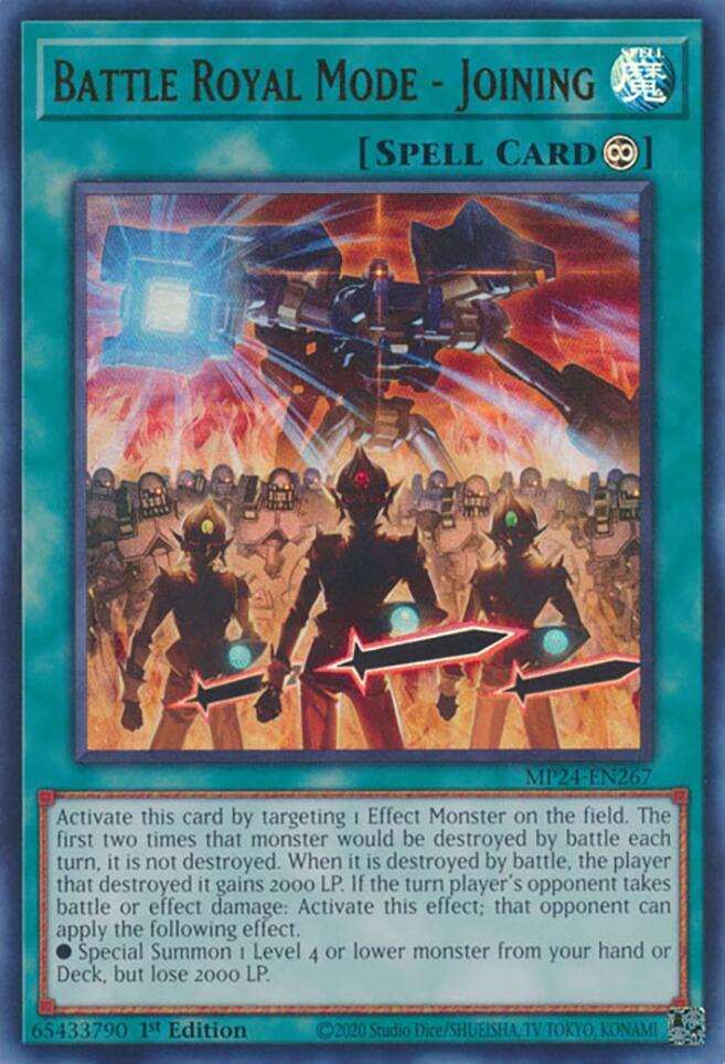 Battle Royal Mode - Joining MP24-EN267 card from 25th Anniversary Tin: Dueling Mirrors