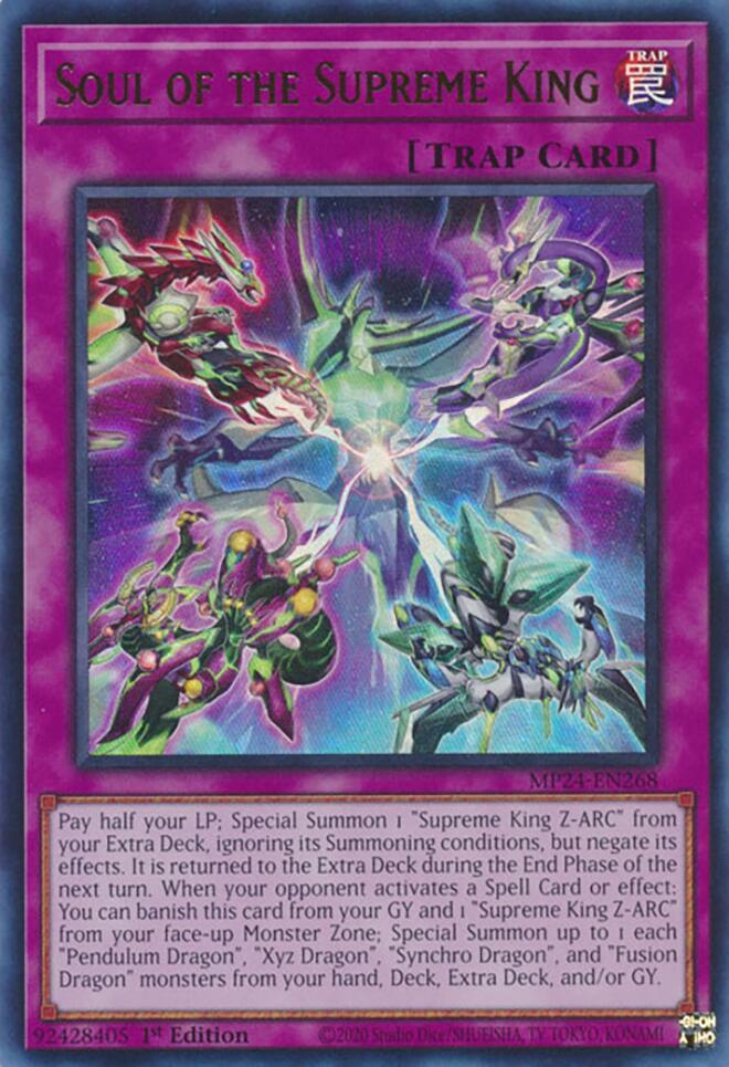 Soul of the Supreme King MP24-EN268 card from 25th Anniversary Tin: Dueling Mirrors