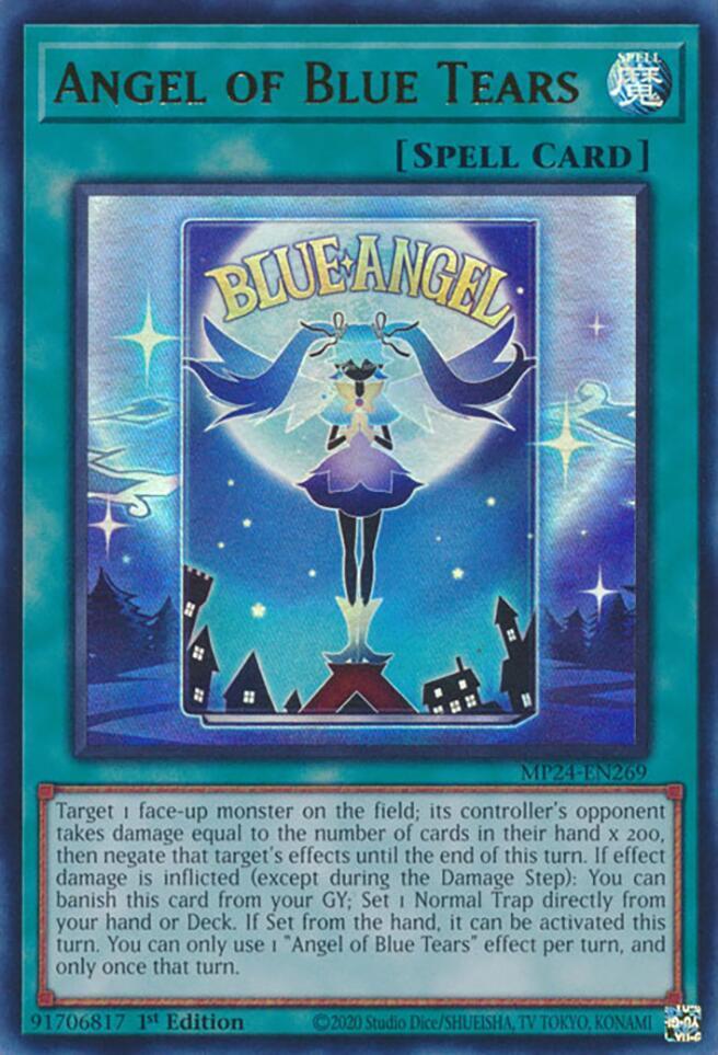 Angel of Blue Tears MP24-EN269 card from 25th Anniversary Tin: Dueling Mirrors