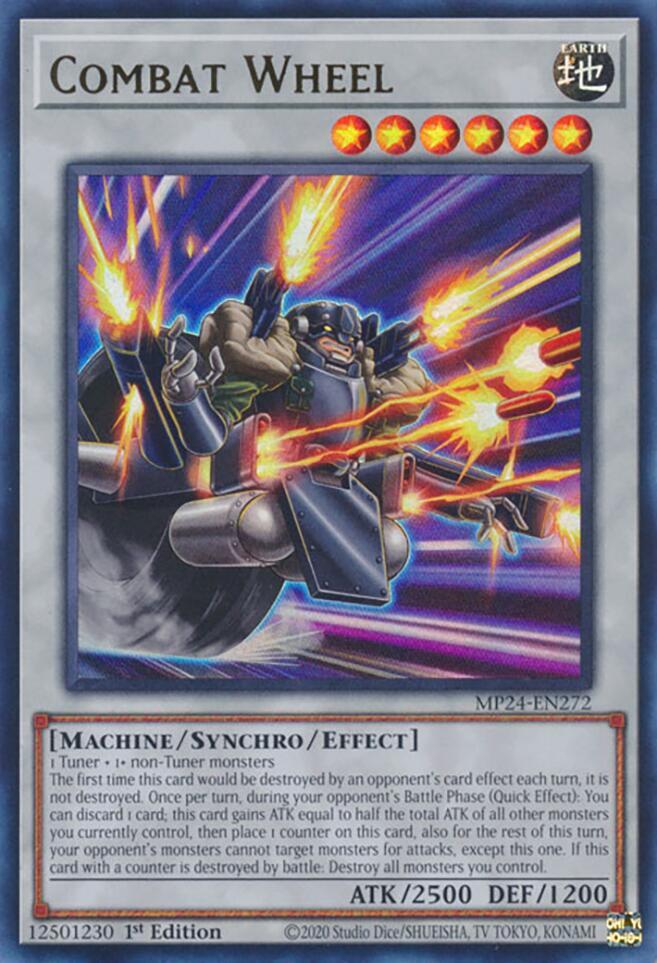Combat Wheel MP24-EN272 card from 25th Anniversary Tin: Dueling Mirrors