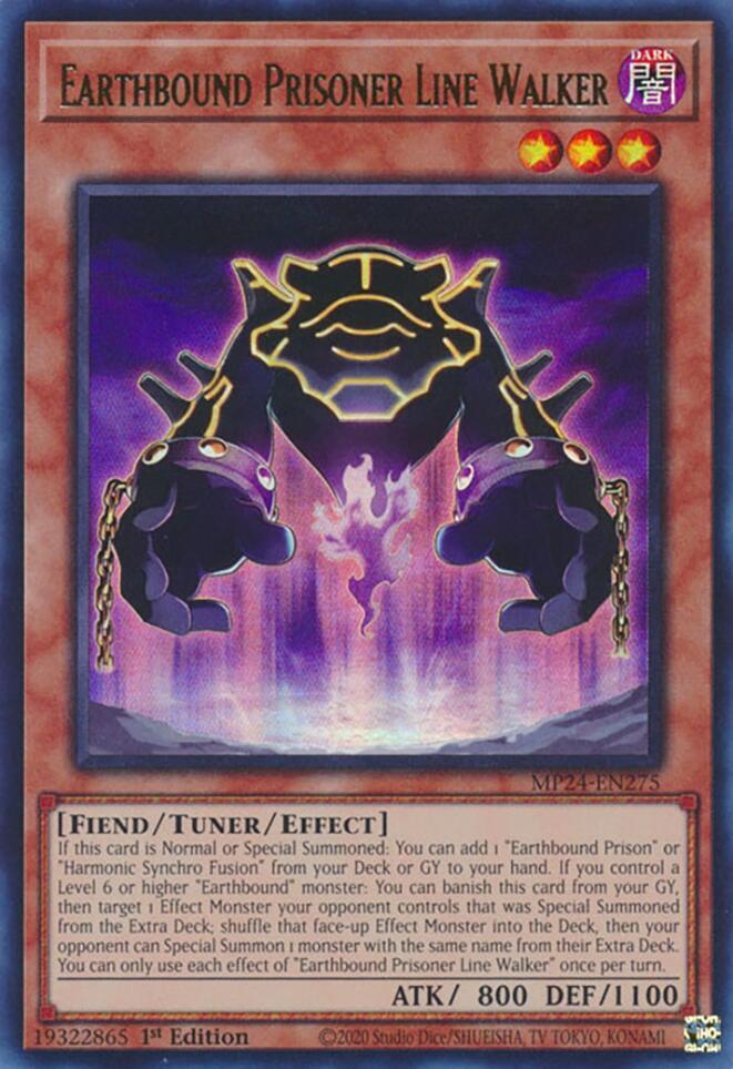 Earthbound Prisoner Line Walker MP24-EN275 card from 25th Anniversary Tin: Dueling Mirrors