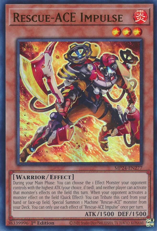 Rescue-ACE Impulse MP24-EN277 card from 25th Anniversary Tin: Dueling Mirrors
