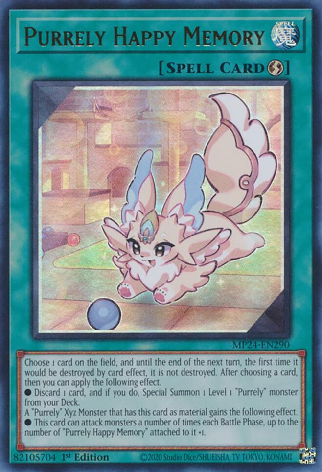 Purrely Happy Memory MP24-EN290 card from 25th Anniversary Tin: Dueling Mirrors