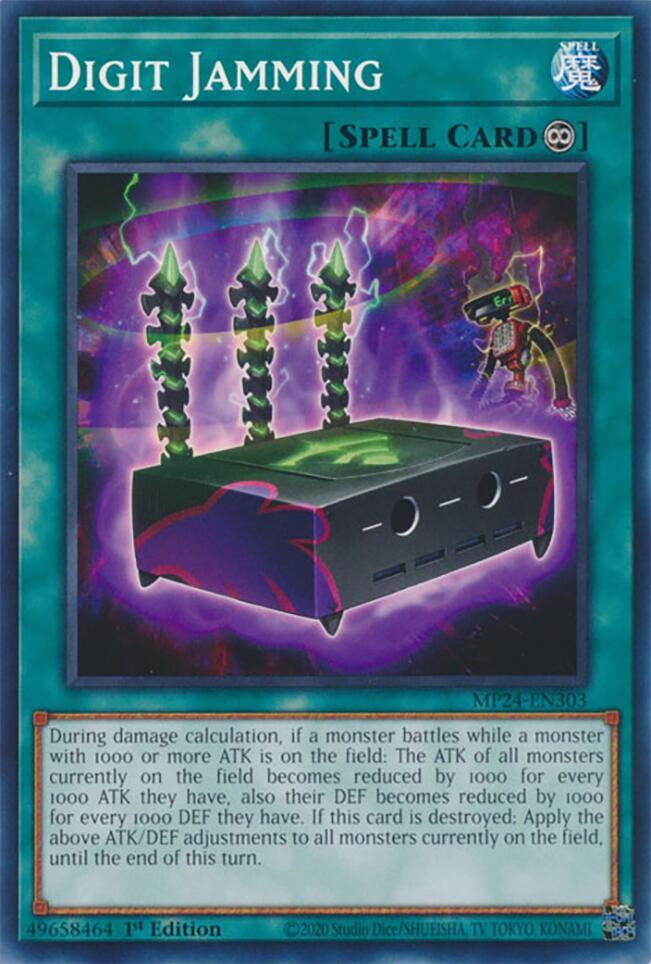 Digit Jamming MP24-EN303 card from 25th Anniversary Tin: Dueling Mirrors