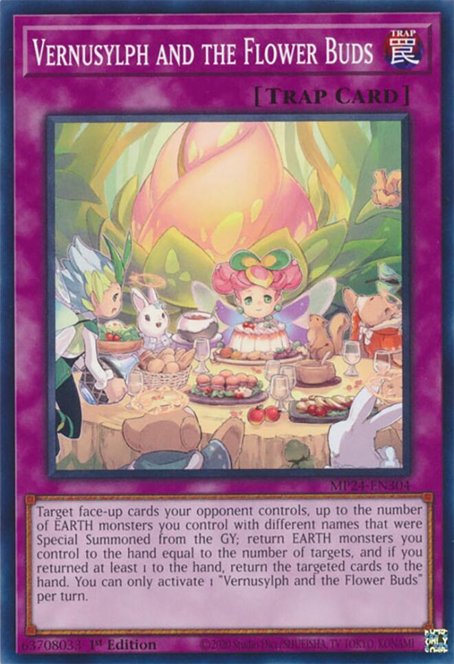 Vernusylph and the Flower Buds MP24-EN304 card from 25th Anniversary Tin: Dueling Mirrors