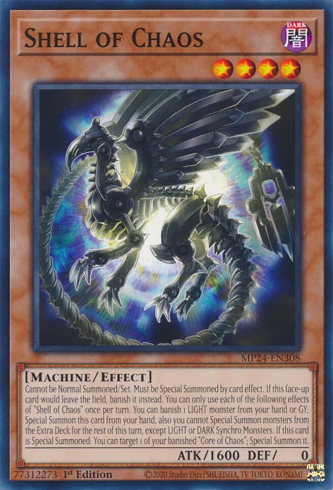 Shell of Chaos MP24-EN308 card from 25th Anniversary Tin: Dueling Mirrors