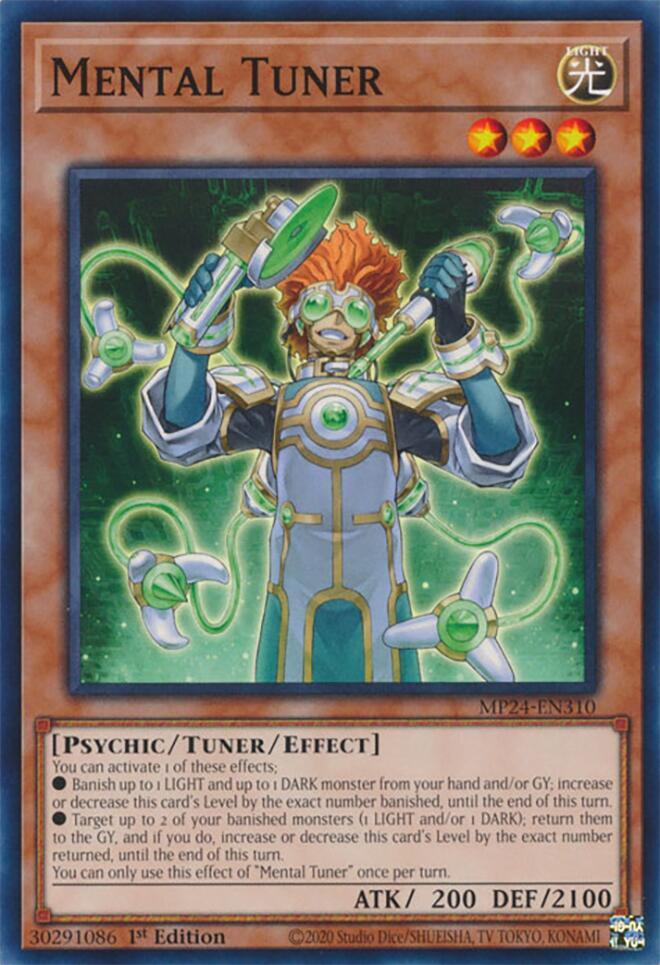 Mental Tuner MP24-EN310 card from 25th Anniversary Tin: Dueling Mirrors