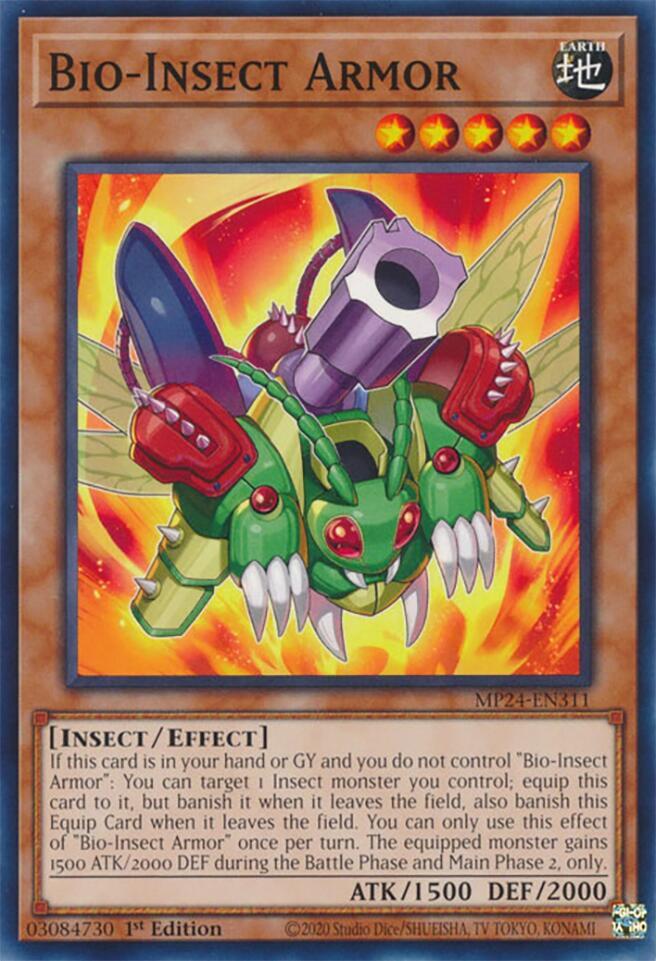 Bio-Insect Armor MP24-EN311 card from 25th Anniversary Tin: Dueling Mirrors