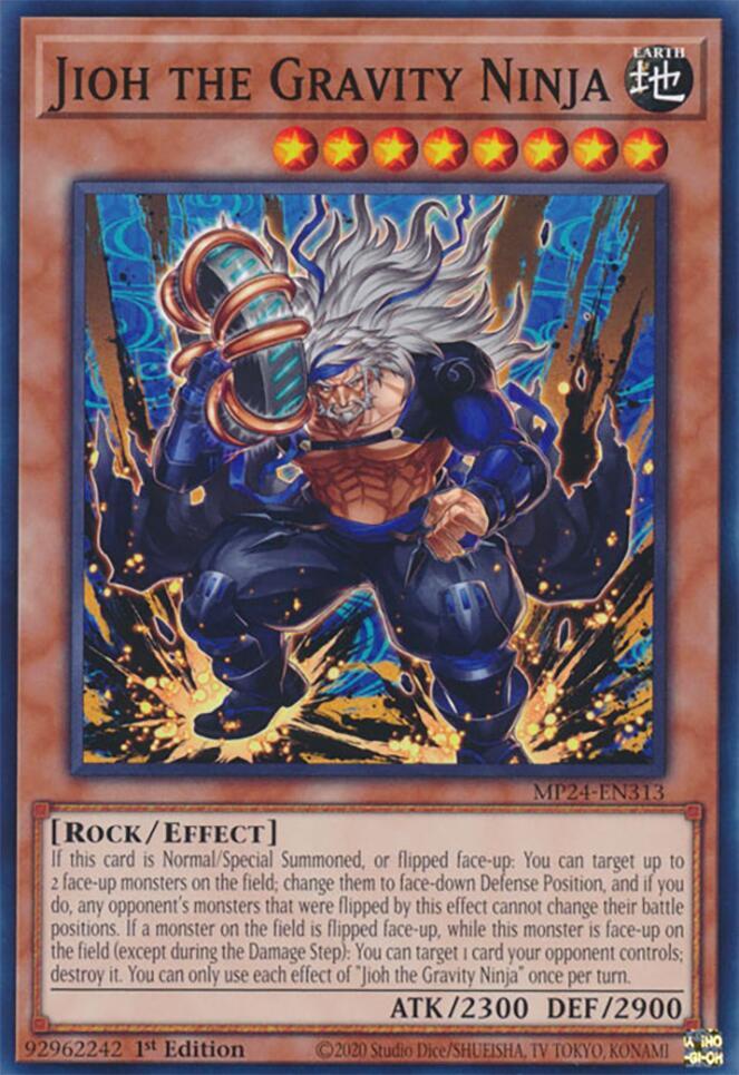 Jioh the Gravity Ninja MP24-EN313 card from 25th Anniversary Tin: Dueling Mirrors